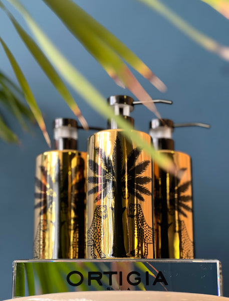 Ortigia Gold Ceramic Bottle