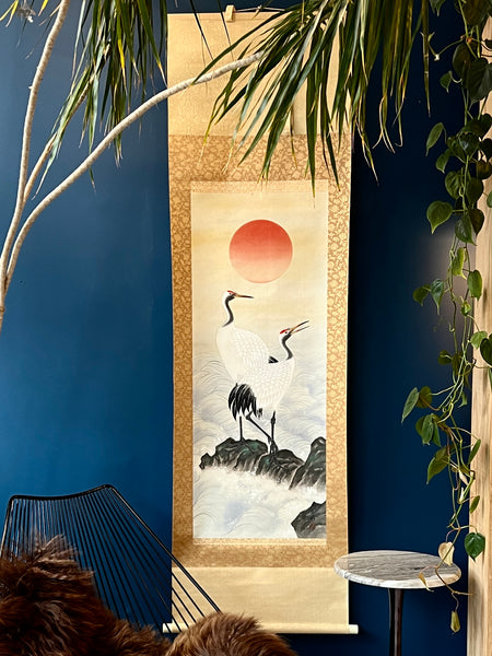 Japanese Scroll - Crane