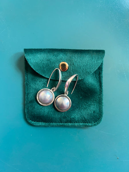 Alè de Soto Paua Pearl Earrings