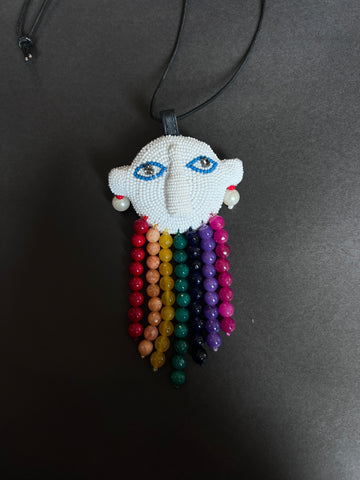 Walter Van Beirendonk Necklace - White face