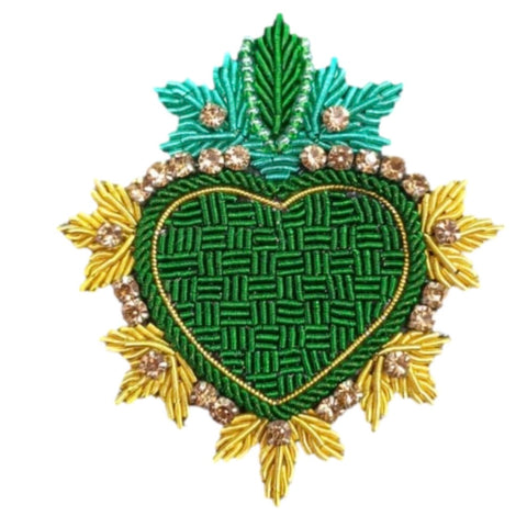 Voto Brooch - Green