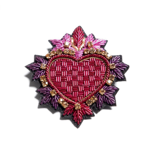 Voto Brooch - Pink