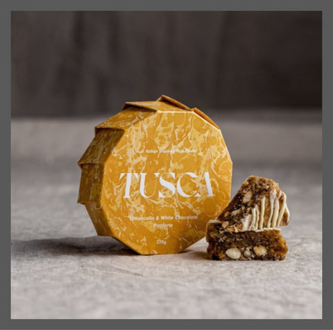 Tusca - Limoncello + White Chocolate Panforte - Small