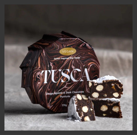 Tusca Panforte - Vegan Otago Apricot + Chocolate