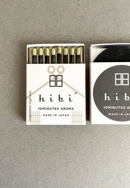 Hibi Traditional 10 Minute Matchstick Incense - Small Japanese Cypress