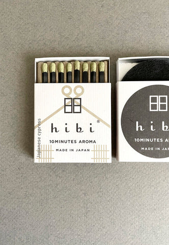 Hibi Traditional 10 Minute Matchstick Incense - Small Japanese Cypress