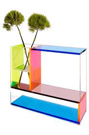 Mondri Acrylic Vase - Neon
