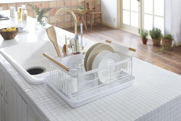 Yamazaki Tosca Dish Drainer - White